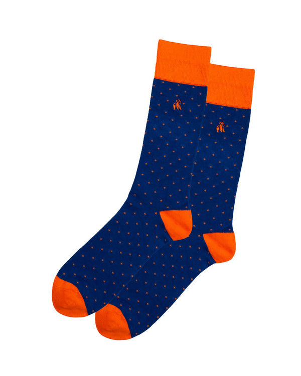 Swole Panda Bamboo Socks 1 Pair (spotted orange)