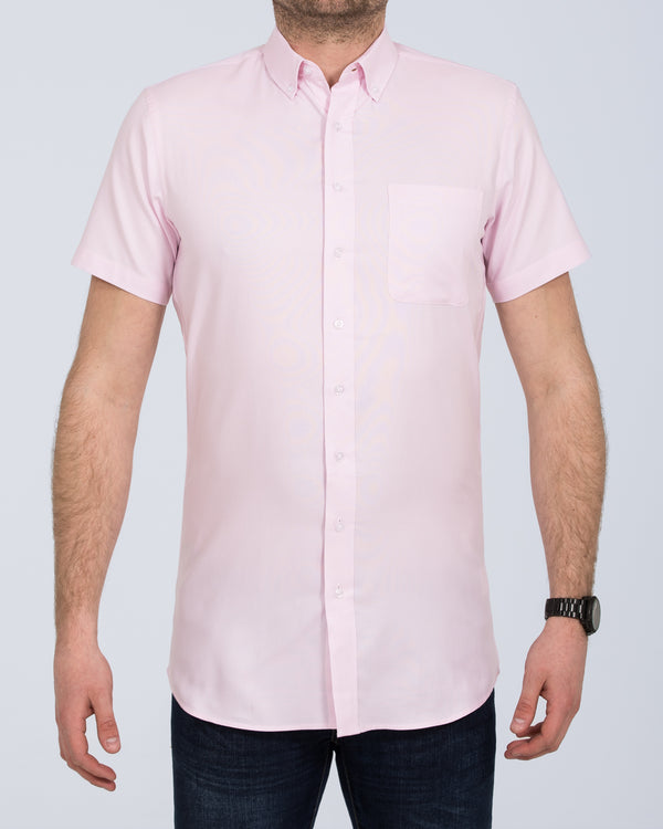 2t Short Sleeve Slim Fit Tall Shirt (pink)