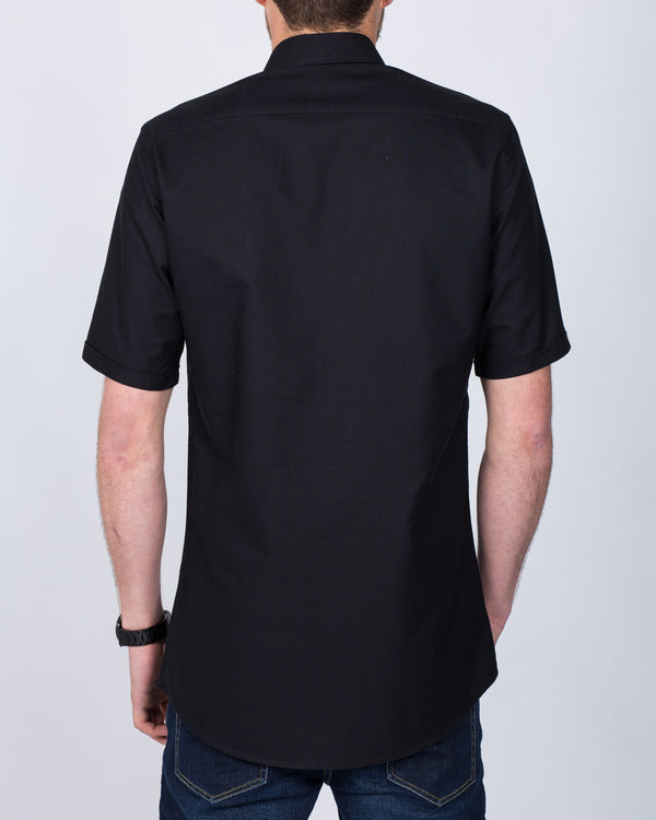 2t Slim Fit Short Sleeve Tall Shirt (black)