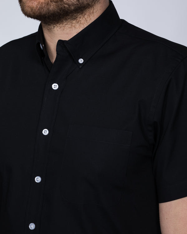 2t Slim Fit Short Sleeve Tall Shirt (black)