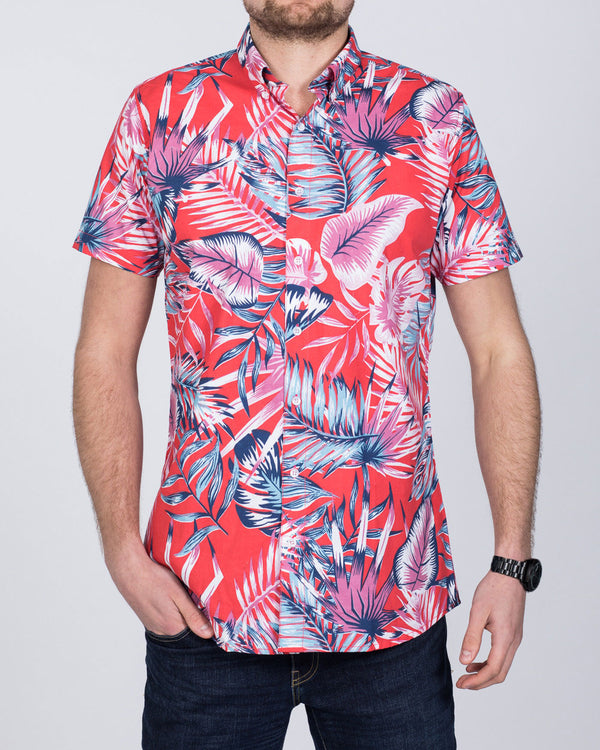 2t Short Sleeve Tall Shirt (hawaiian print)