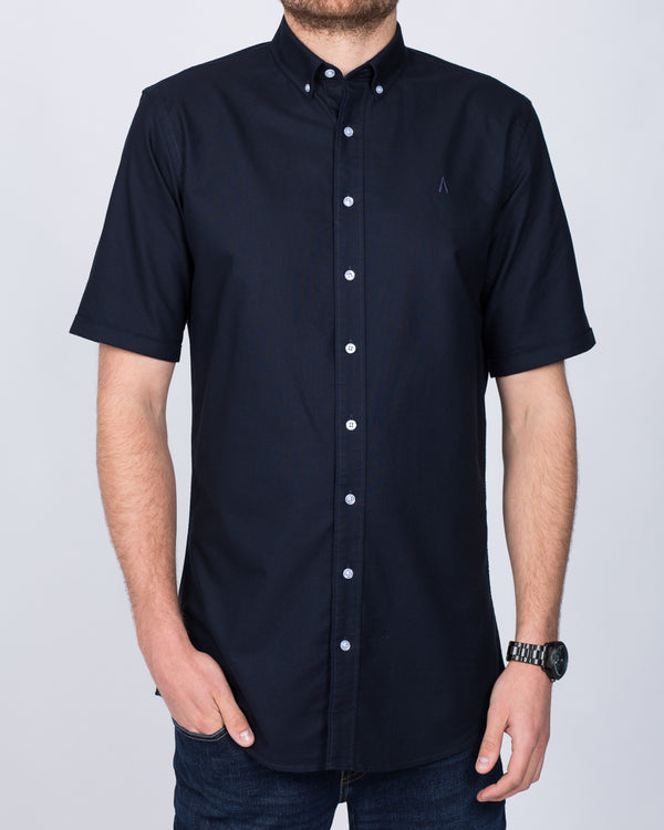 2t Slim Fit Short Sleeve Tall Shirt (navy)