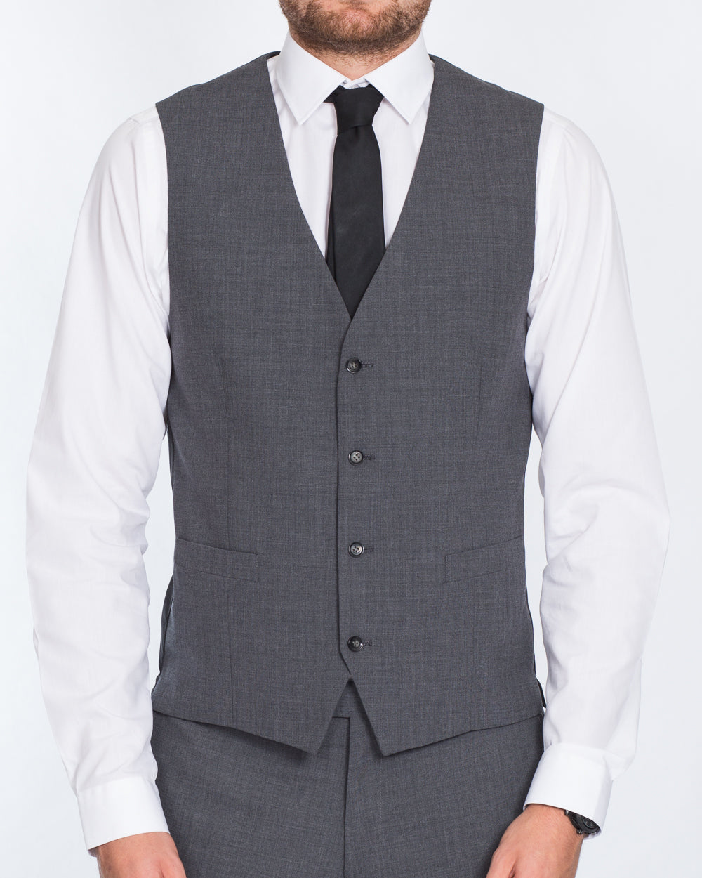 Skopes Regular Fit Wool Tall Suit (grey)