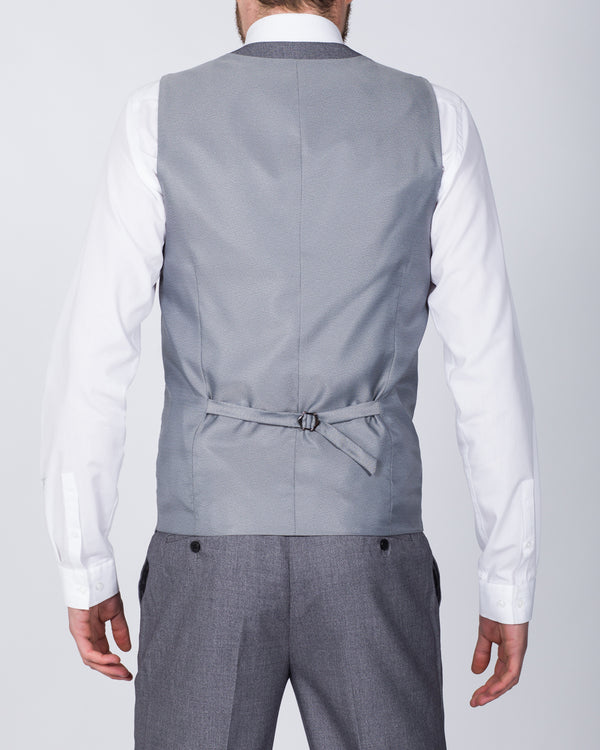 Skopes Harcourt Skinny Fit Tall Waistcoat (silver)