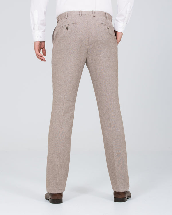 Skopes Slim Fit Jude Tall Trousers (stone herringbone)
