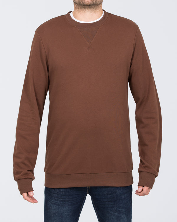 2t Dale Regular Fit Tall Sweatshirt (brown)