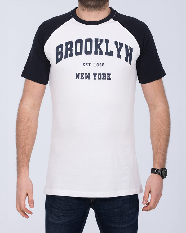 2t Tall Brooklyn Raglan T-Shirt (white)