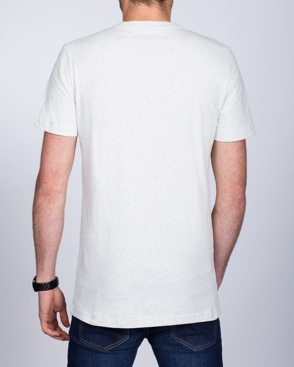 2t Tall T-Shirt (white marl)