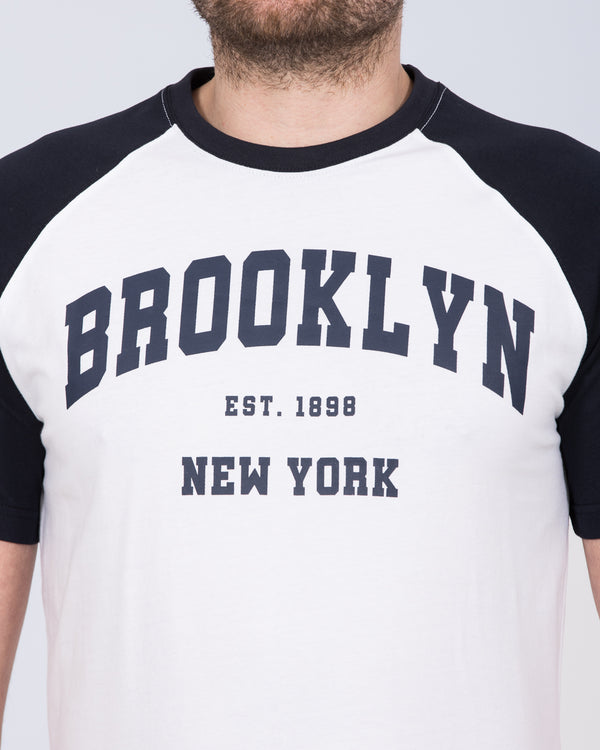 2t Tall Brooklyn Raglan T-Shirt (white)