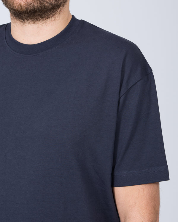 Girav Dallas Tall Oversized T-Shirt (marineblau)