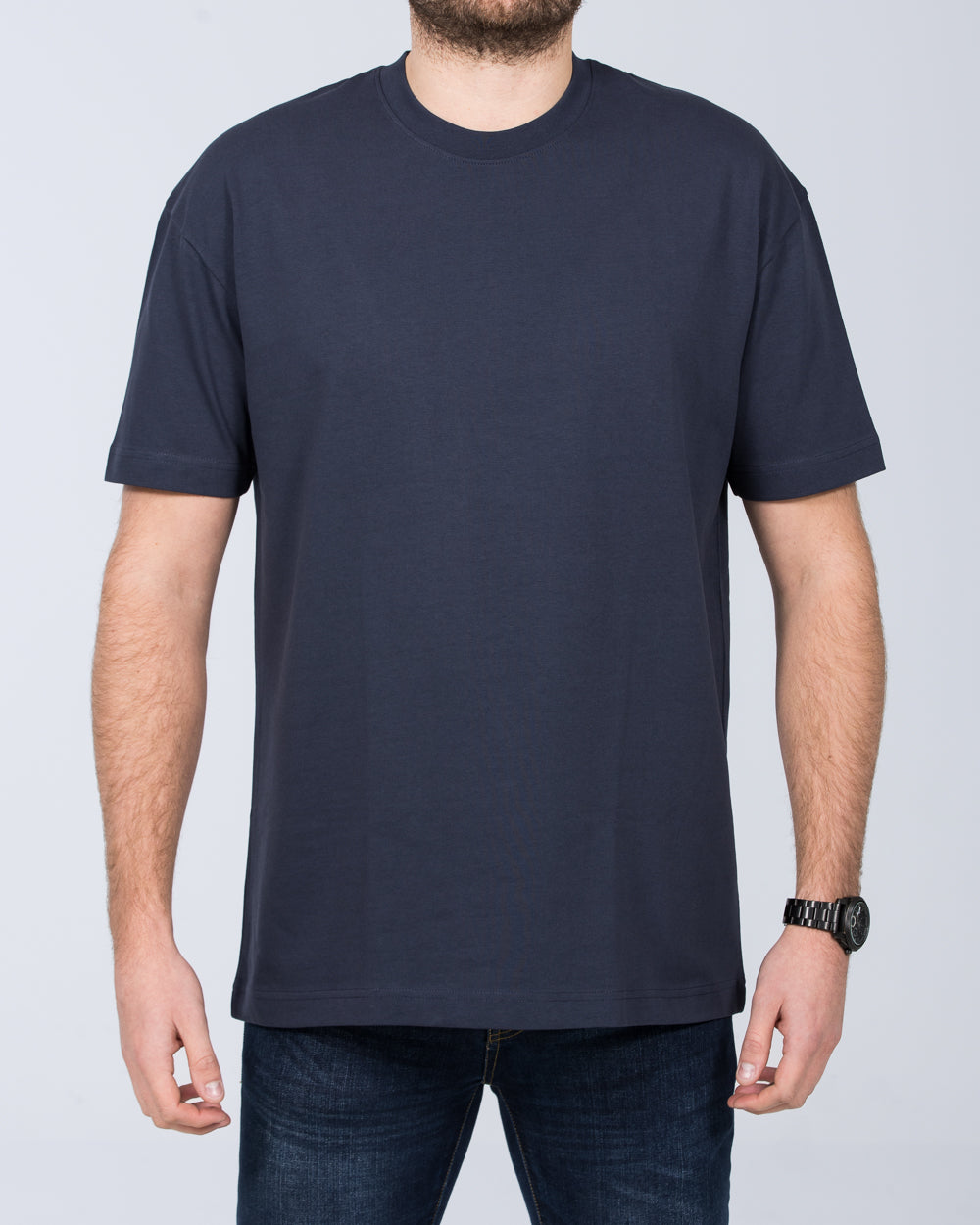 Girav Dallas Extra Tall Oversized T-Shirt (navy) | Tall Mens Clothing ...