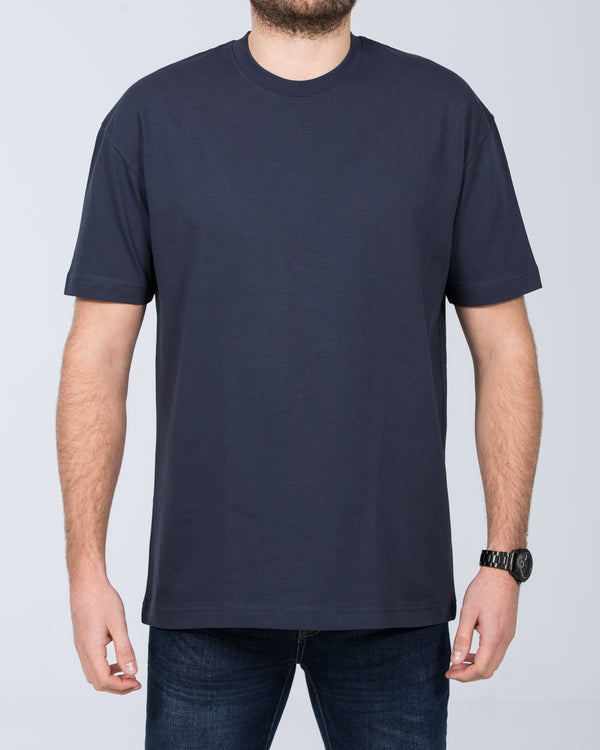 Girav Dallas Extra Tall Oversized T-Shirt (navy)
