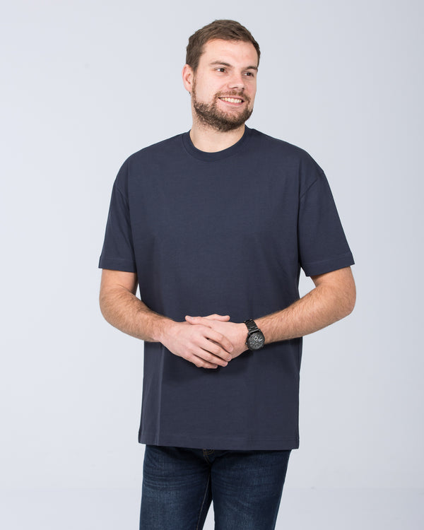 Girav Dallas Tall Oversized T-Shirt (marineblau)