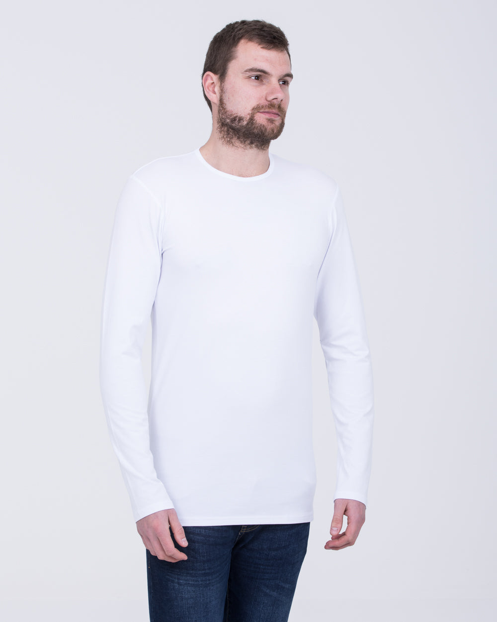 Girav London Long Sleeve Extra Tall T-Shirt (white)