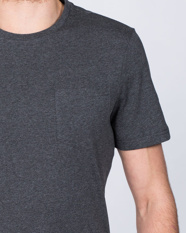 2t Tall Pocket T-Shirt (charcoal)