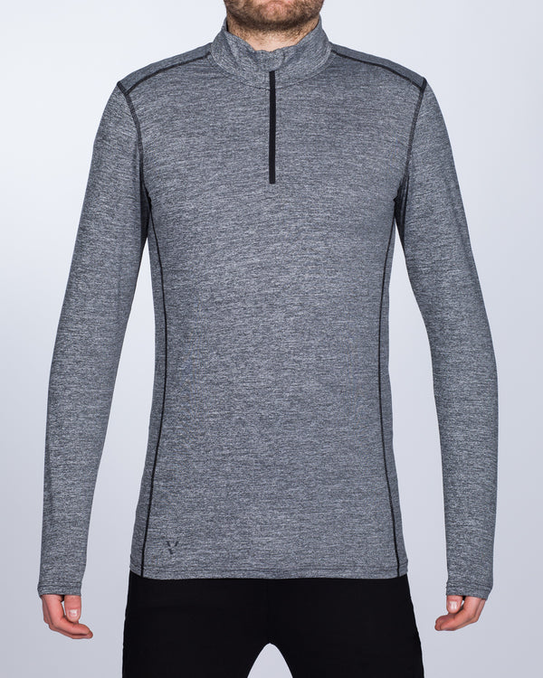 Girav Extra Tall Quarter-Zip Baselayer (anthracite)