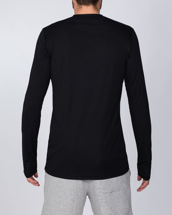 2t Long Sleeve Dry Tech Training Top (black)