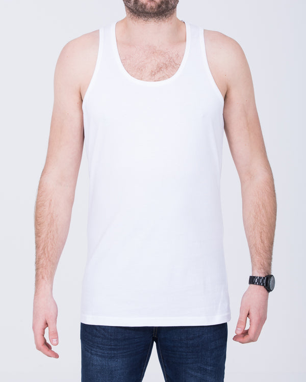 2t Samuel Tall Vest Top (white)