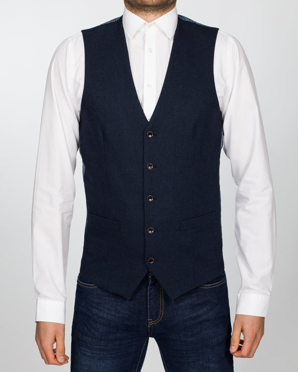 Skopes Slim Fit Tall Chadwick Waistcoat (navy)