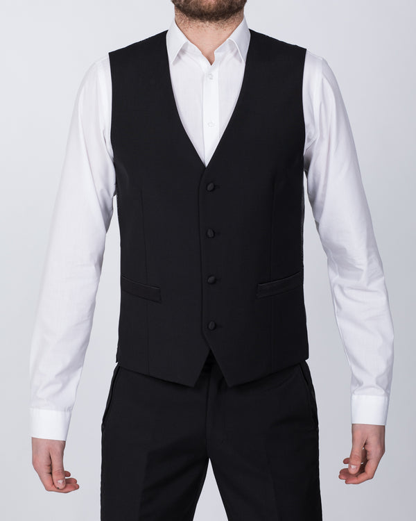 Skopes Regular Fit Woll-Tall-Dinnerweste (schwarz)